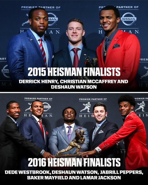 Every Heisman finalist in the last decade 🔥
