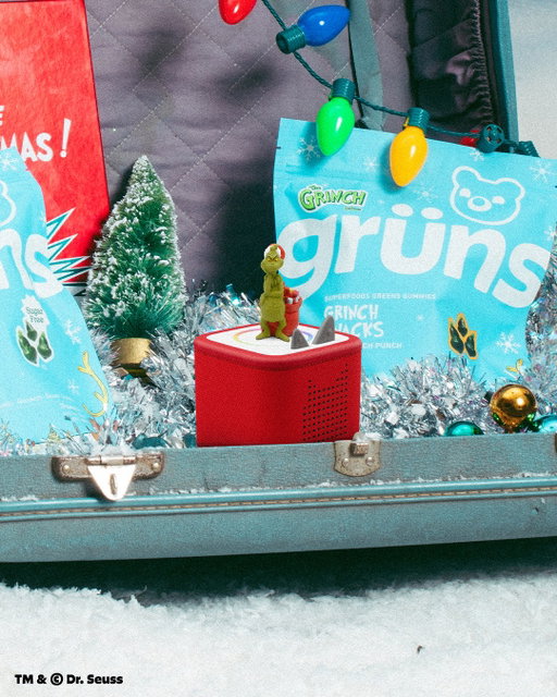 GIVEAWAY ALERT: This bundle doesn’t steal Christmas. It upgrades it for the whole family! 💚

We're teaming up with @tonies.us to bring Christmas cheer to your living room. TWO lucky Whos will receive the following:
🎁 One Toniebox 2 
🎄 One Dr. Seuss: How The Grinch Stole Christmas! Tonie
✨ One month supply of Grüns: Grinch Punch and one month supply of Grüns Kids: Grinch Punch

All you have to do to enter is the following:

👍 Like this post and tag two of your friends.
👀 Follow @GrunsDaily and @tonies.us
🤝 Share this to your story and tag us!

No purchase necessary to enter. Entries are based upon instructions listed in the post. Giveaway begins at 9:30AM PST on December 9th, 2025 and ends on December 12th at 9:30AM PST. Entrants must be over the age of 18 and a legal resident of the United States. This giveaway is not sponsored or affiliated with Instagram. Sponsor: Grüns Nutrition Inc., & tonies®