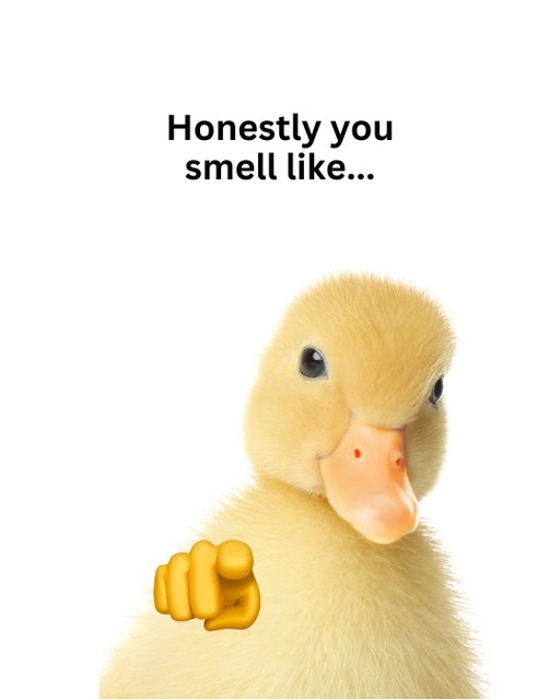 He takes his job seriously 🦆🥤