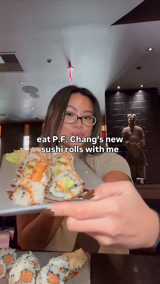 Our new sushi rolls are here and we’re eating every last bite 🍣🥢