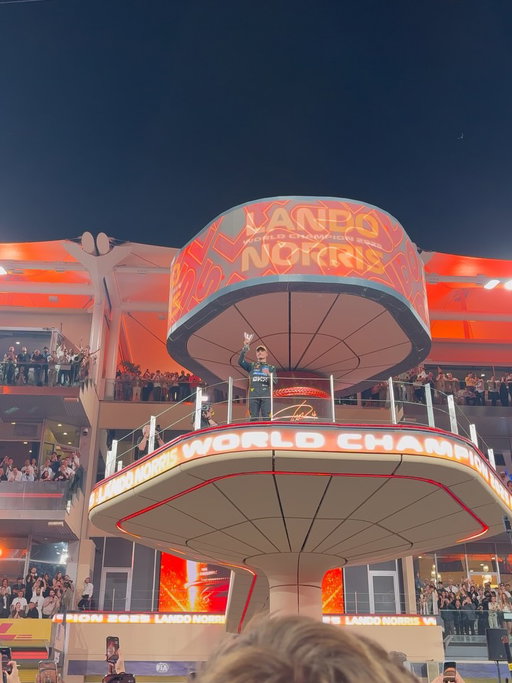 So happy for you big bro @lando ❤️ it’s really great watching you friends do stuff they dream about 🥹