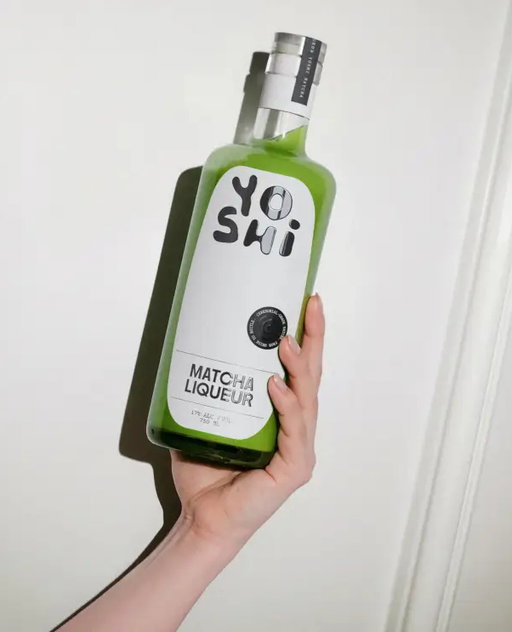 Yoshi’s packaging leans into an irreverent visual language that feels pulled from early streetwear graphics and 2000s import snack culture rather than the usual craft-liqueur cues.⁠
⁠
@sainturbain builds the whole system around chunky, off-kilter letterforms that read like they were piped onto the label with icing, matcha-flavored, of course. When paired with ultra-minimal layouts and a bottle that allows the unmistakable green to shine through, it’s a smart detour from the category’s premium-heavy playbook, trading ornate detailing for something closer to a zine cover.⁠
⁠
Link in bio for the full article. #design #branding #linkinbio #graphicdesign #packagingdesign #thedieline #dieline #packaging