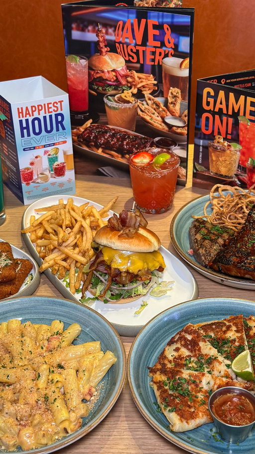 🚨New menu items at Dave & Buster’s! 🚨

With 75 bold new food and drink options, this isn’t just a menu update — it’s a relaunch of the D&B dining experience! Whether it’s family night, game day, or just a night out, Dave & Buster’s is the spot.

📍 @daveandbusters 

#DaveAndBustersPartner #DaveAndBusters #EPCAtDnB #EatAndPlay