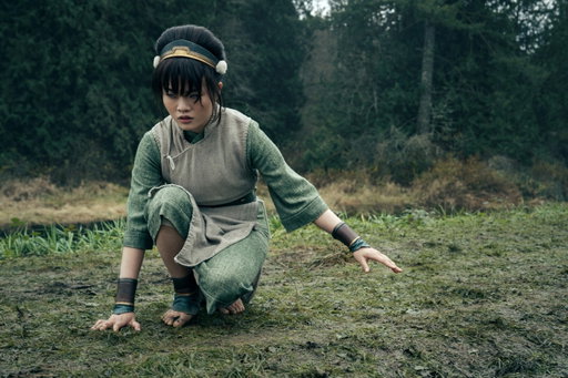 The gaang grows. Meet Miya Cech as the master Earthbender Toph in Avatar: The Last Airbender Season 2 🪨