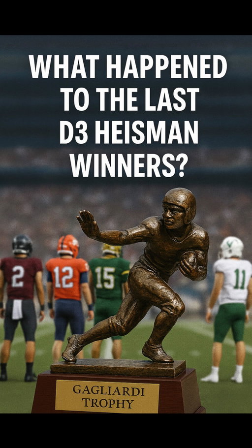 What happened to the last 5 D3 “Heisman” winners?! 😳

#football #cfb #collegefootball