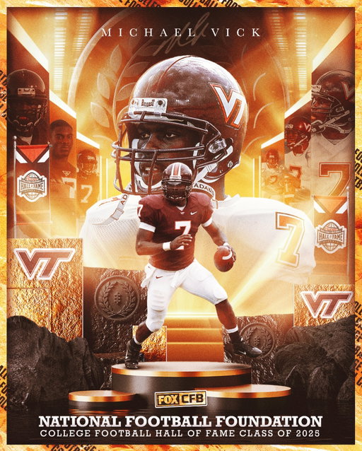 Congratulations to former FOX NFL Kickoff analyst, @mikevick, for being inducted into the 2025 College Football Hall of Fame 🙌🏆 @nffnetwork