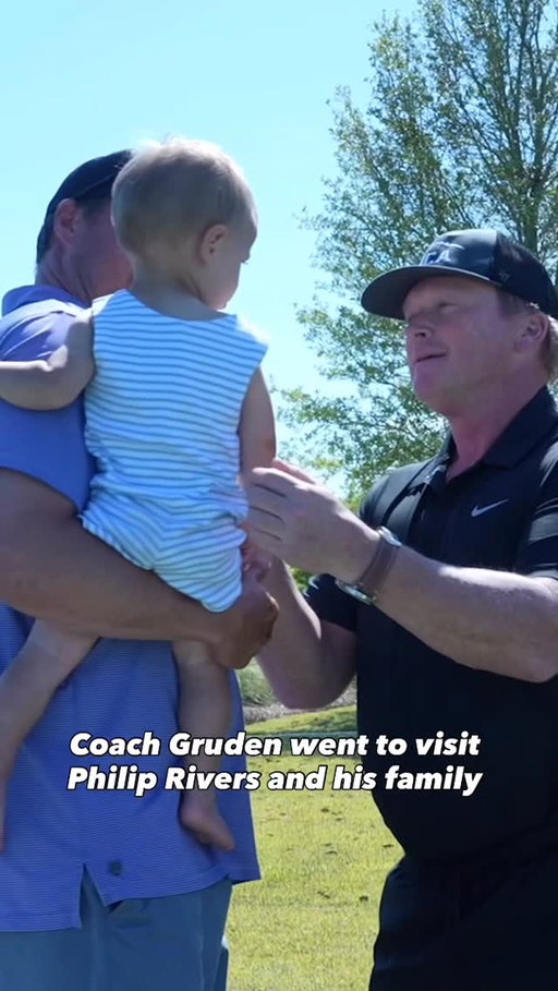 Coach Gruden went down to Alabama this past summer to see the talent in the Rivers family