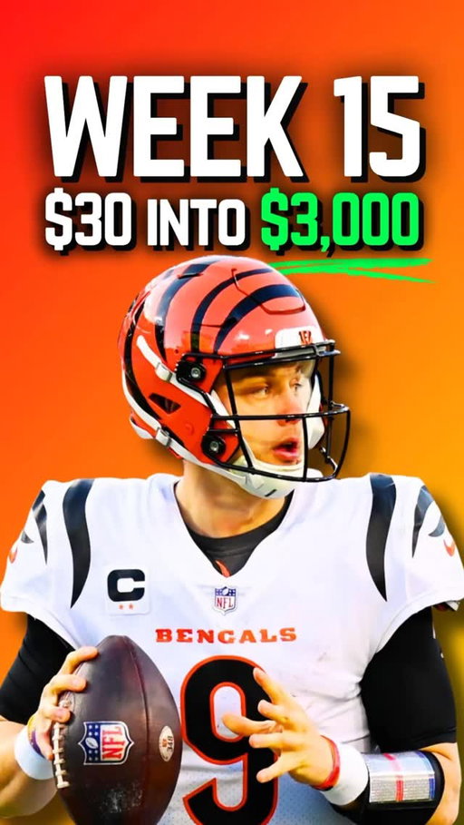 NFL Week 15 LAY 🤑🚀 #nfl #nflweek15 #parlay
