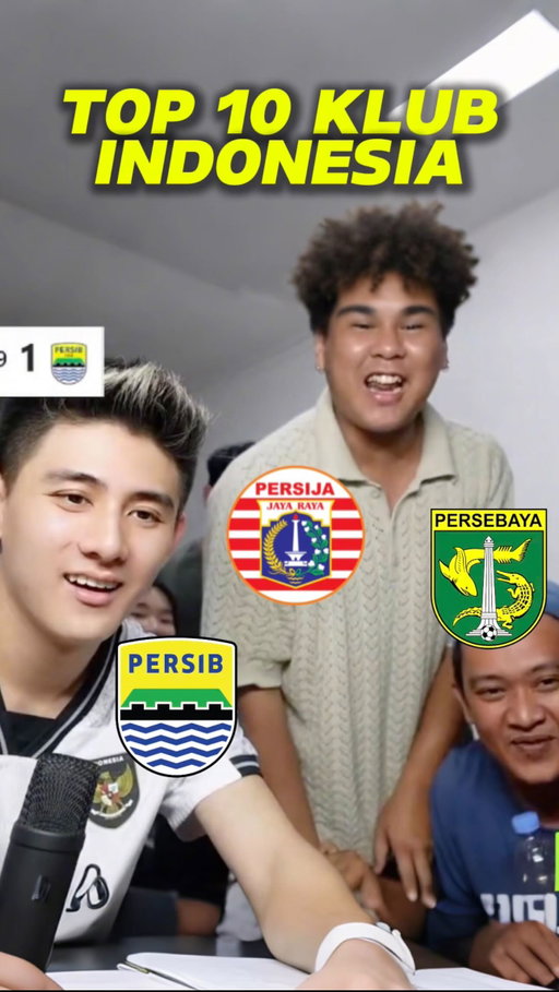 SIAPA KLUB INDONESIA PALING TERKENAL? 🤔

#timnasindonesia #sepakbola #persib #persija