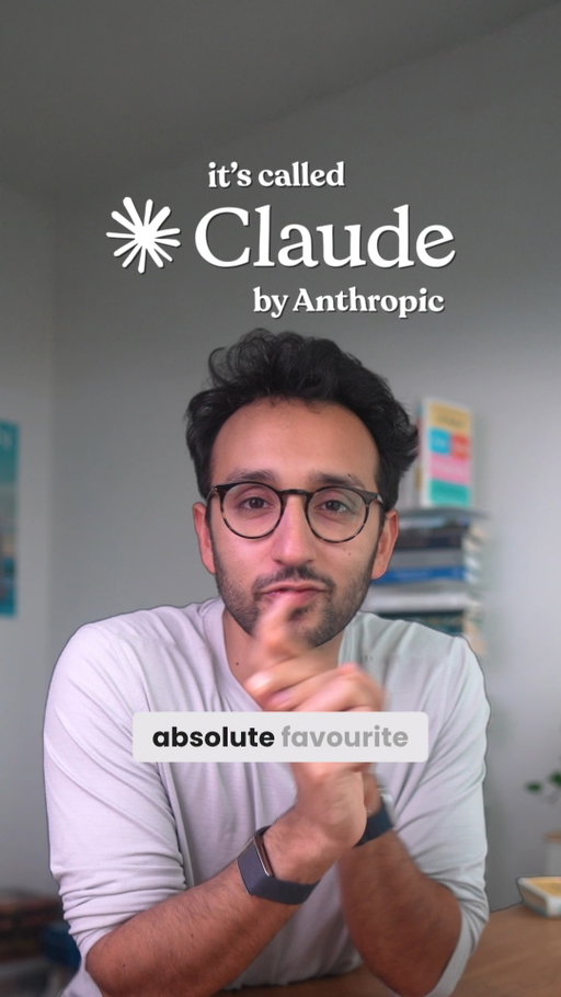 One of my favourite AI tools is definitely Claude by Anthropic.

What I love the most about Claude is its personality. When I ask it questions, it provides thoughtful opinions rather than just affirming what I want to hear. It also asks me deeper and better questions that make me think more about how I could solve a problem.

I use Claude more as a thought buddy, for example when I’m wrestling through any business or life problems, Claude is my go-to conversational partner.

If you’re interested in trying Claude for free, visit http://clau.de/aliabdaalig

#ClaudePartner @claudeai