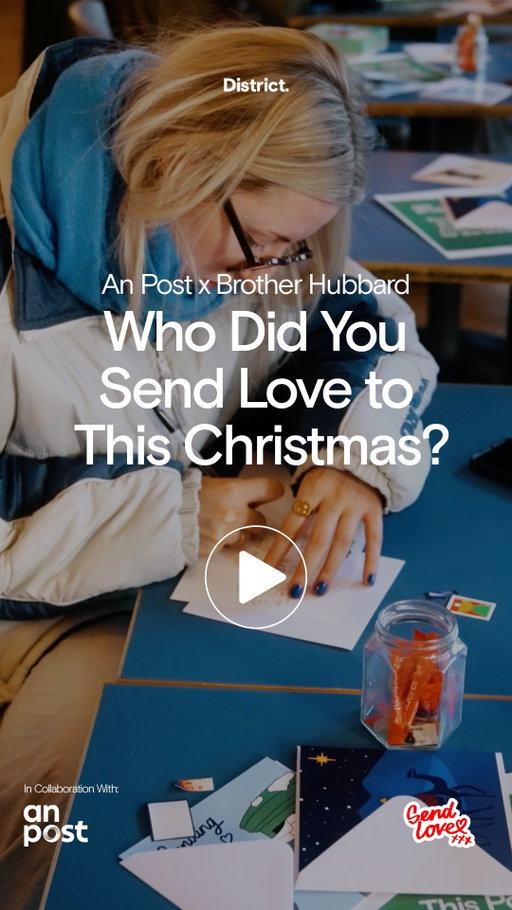 Last week, @brotherhubbardcafes and @anpostofficial paired coffee and cards for a morning of meaningful messages to those you’re missing this Christmas. We gave away 200 coffees and gave you the opportunity to send free holiday wishes around the world. ‘Tis the season to Send Some Love.

#AD #SendChristmasLove