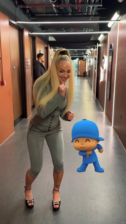 Alisha Lehmann and Pocoyo catching a vibe 😌