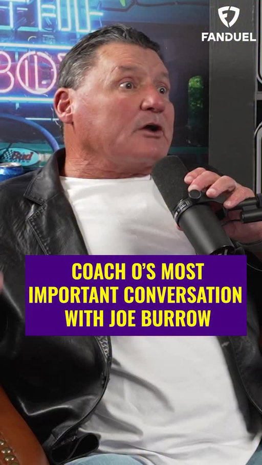 Coach O says the biggest conversation of his entire career was with Joe Burrow