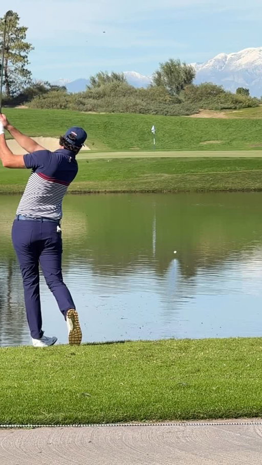This might be the best shot I’ve ever hit! @callawaygolf