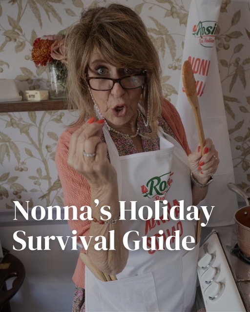 Nonna’s official holiday survival guide 👵🎄 

Rule #1: Eat first, argue later. Screenshot for reference 😂