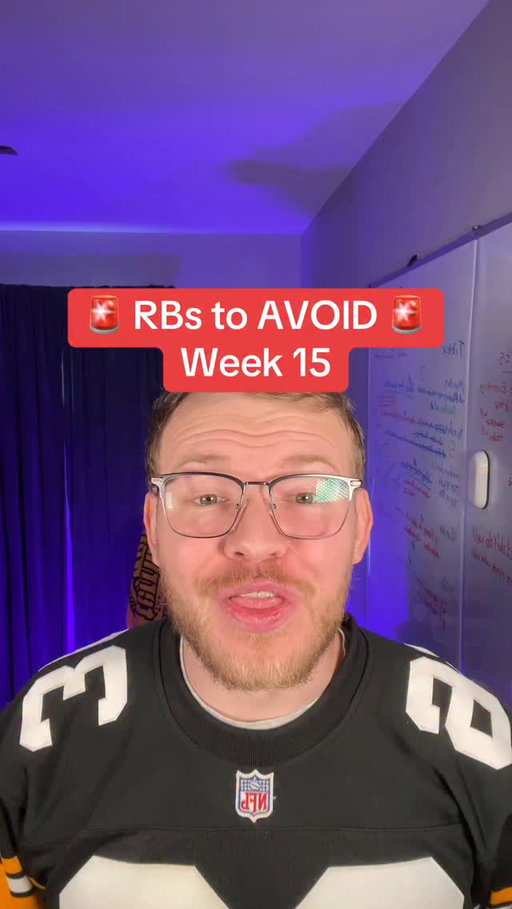 RBs that will lose your week #fantasyfootball