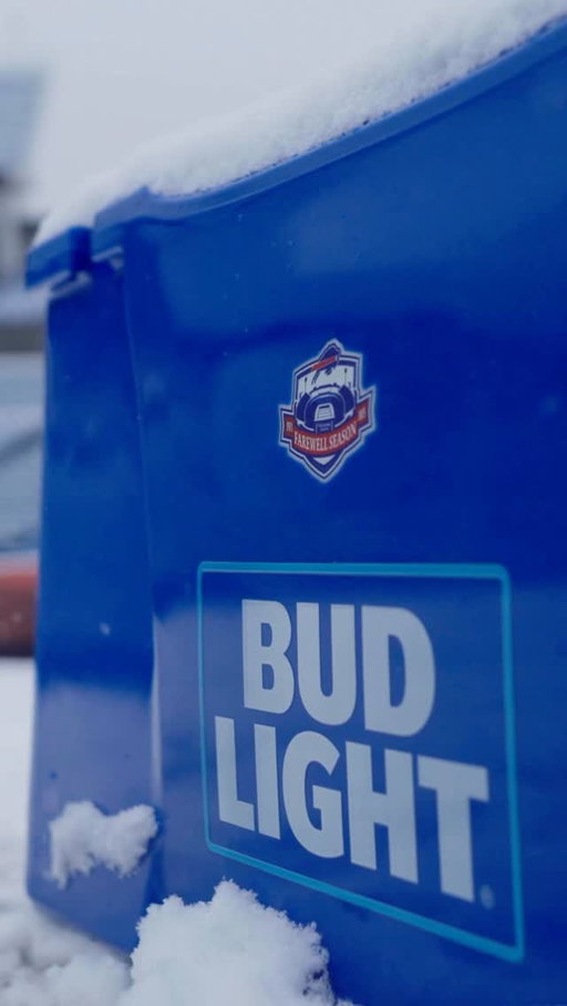 From Orchard Park to Bud Light’s cans. 

Introducing Blizzard Brew, made with purified snow from Highmark Stadium for one last taste of Bills Mafia tradition.

Get yours Week 18: Link in story!