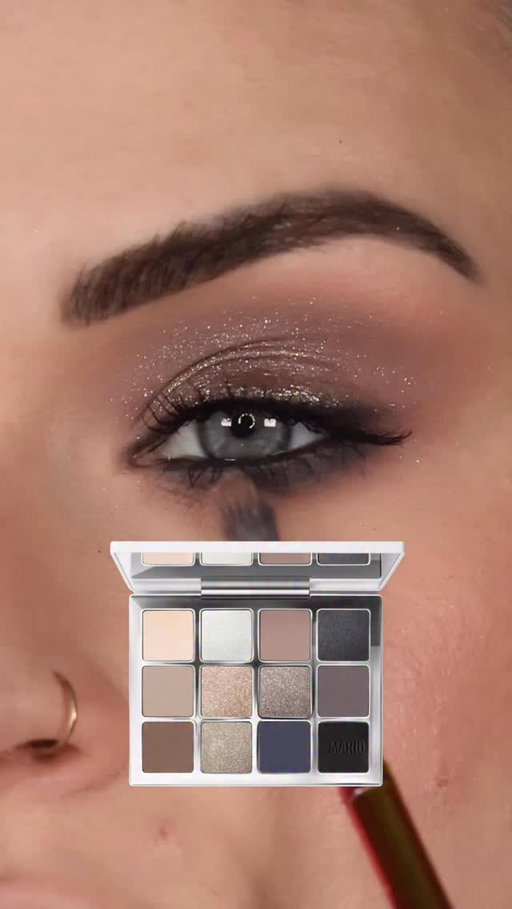 Sultry eyeshadow look using the @makeupbymario ethereal eyes moonlight palette and my @sigmabeauty eye brush set ✨ #makeupbymario #etheraleyespalette #eyeshadowtutorial #sigmabeauty #sigmabrushes