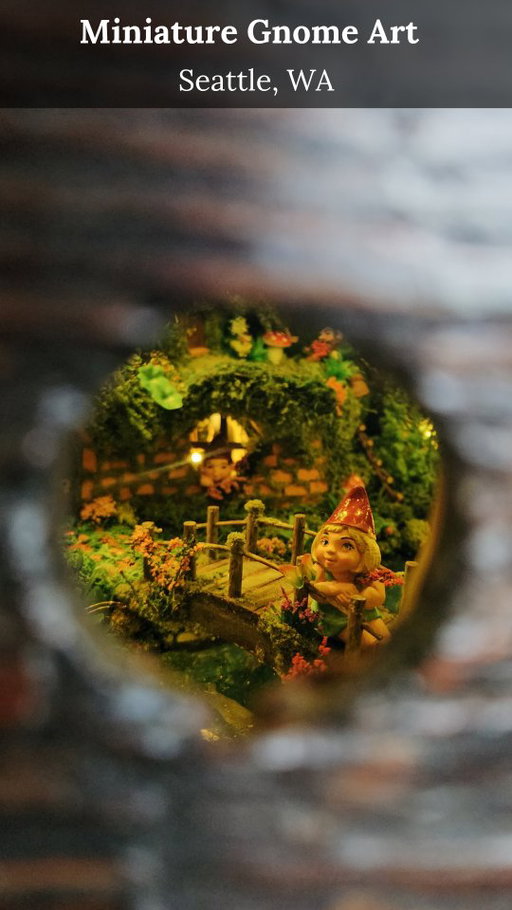 Spotted this miniature art piece at a favorite neighborhood cafe, 📍@redwingcafe in the Rainier Beach neighborhood in South Seattle. Gnome Sweet Gnome by @rebeccaafjones 

It's been up for a few months, but i just noticed it last weekend, and it's such a fun, magical piece and looked so festive with all the green! ✨️ 

Take a peek next time you're there!

📍9272 57th Ave S, Seattle, WA 98118

🍄🏞🌳

#kfctravels #seattleblogger #seattleart #rainierbeach
