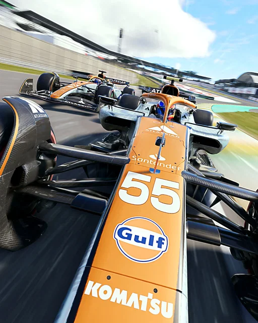 We've partnered with @WilliamsRacing to give every #F125 player their Gulf driven by words livery from this year's #BrazilGP 🔵🟠

'tis the season for gifting, after all 🎁

Check your in-game mail to redeem before Jan 6 📩