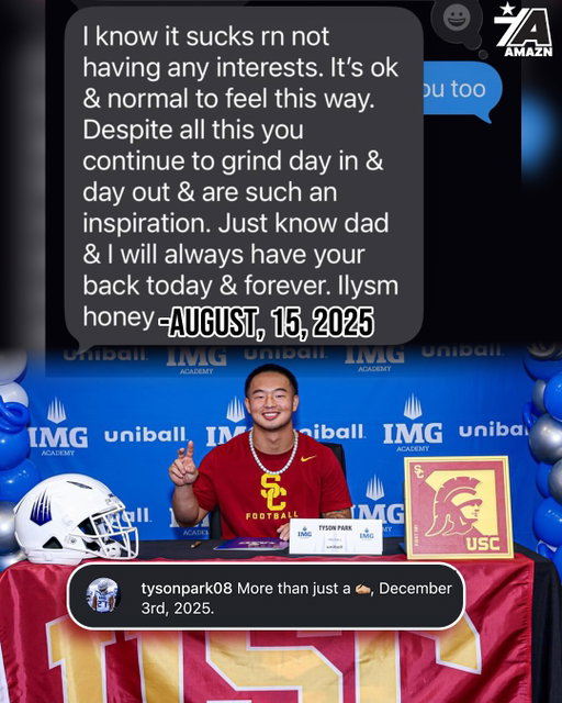 What they gon say now? 🇰🇷✌️ @tysonpark08 This text from mom means everything 🫶

(🎥: @_undertheradar_, @tysonpark08)
.
.
.
.
#highschoolfootball #signingday #d1 #usc #usctrojans #korean #koreanamerican #asian #asianamerican #asianathletes
