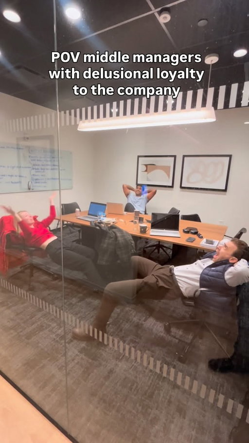 Why are they riding SO hard like plz stop it’s ok 😩 

#comedy #reels #newyorkcity #corporate #workhumor