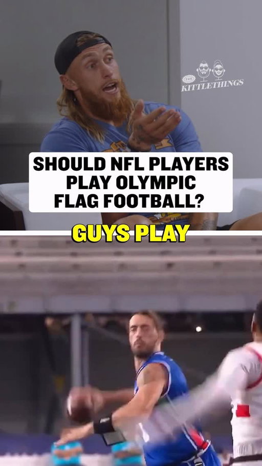 Do you want to see NFL players playing Flag Football at the Olympics? 🏈🥇 @gkittle @clairekittle