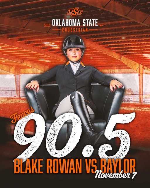 First-Half Leaders🎖️ @b.rowan416 

Blake Rowan posted the highest score of any Cowgirl in Fences during the fall schedule, earning a 90.5 vs. Baylor

#GoPokes | #RoadToOcala