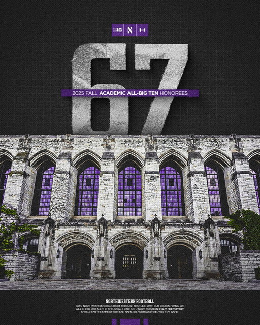 The work shows up everywhere 📚🎓

67 Wildcats earn Academic All-Big Ten honors!