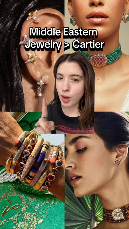 These Unique Middle Eastern Fine Jewelry Brands EAT Cartier for a SNACK #jewelry #jewelrybrand #middleeastern #fashion #middleeasternfashion #jewelrytrends @nadineghosnjewelry @ofaofficial @thehala @dihyanjewelry
