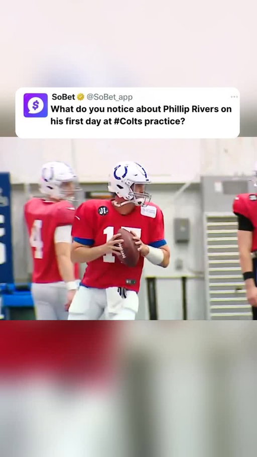 Phillip Rivers throw in slo-mo is CRAZYYYY😳 #colts #philliprivers #nfl