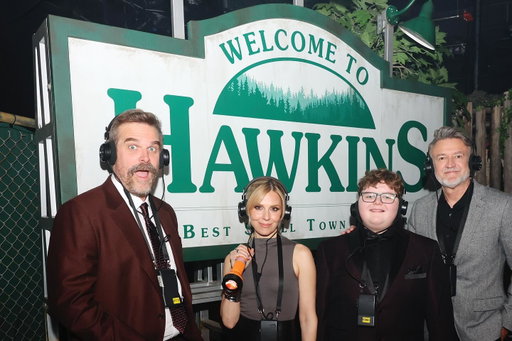 hawkins is here! the cast touched down at Netflix House Dallas to celebrate the opening of Stranger Things: Escape the Dark 🔦