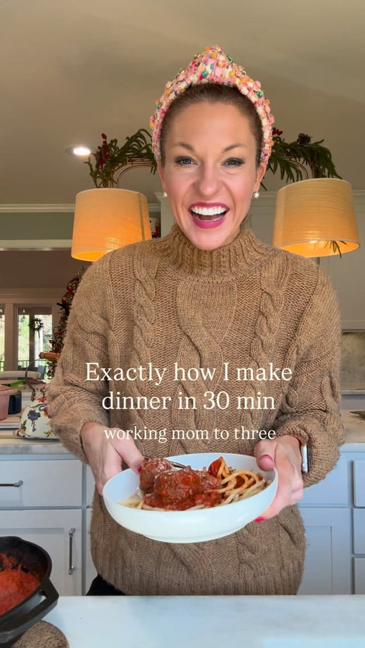 Like and comment “dinner” for the recipe!! You’ve got to try these Mama Mancini’s Jumbo Beef Meatballs — we grab ours at Costco! 🍝✨

On the busiest nights, I love having something easy that still tastes homemade and has great ingredients! These Mama Mancini’s Jumbo Beef Meatballs are made with simple, real ingredients — and are restaurant worthy! 

This is ready in under 30 minutes, and after work a full day of work that’s what I’ve got! all three kids asked for seconds 🍝