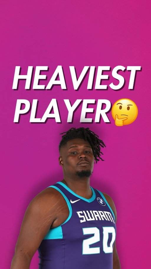 Who is the heaviest player in the NBA?🤔