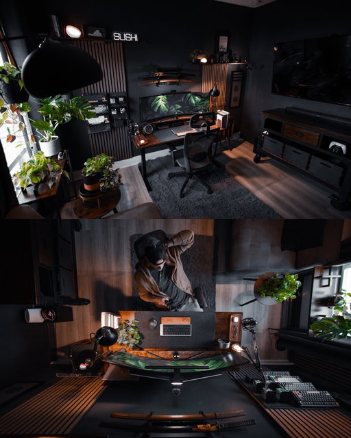 🪴I built a space I never want to leave 

#desksetup #homeoffice #workspace #interiordesign #espresso #coffee