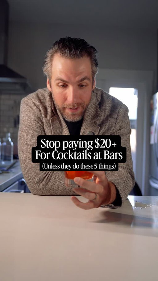 If I’m paying $20+ for a cocktail at your bar or restaurant. Here are my demands… If you can’t do this please keep your drinks under $19! 

Am I wrong though? 🤷🏻‍♂️