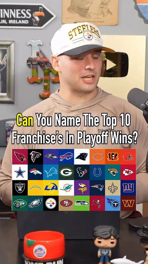 Can You Name The Top 10 Franchise’s In Playoff Wins?