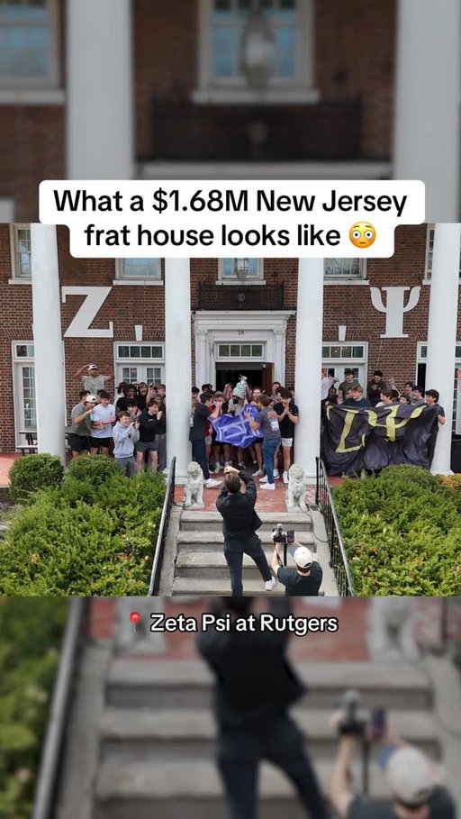 What a $1.68M New Jersey frat house looks like 😳

#college #frathouse #housetour #timhofacker