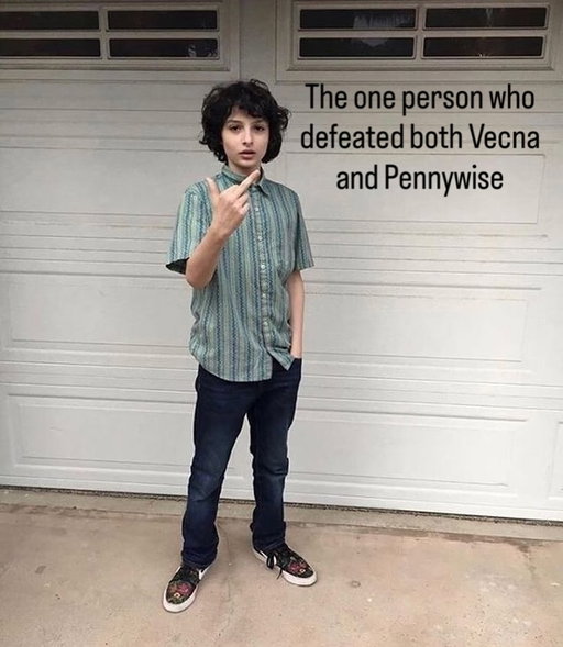 Finn Wolfhard is the one person who defeated both Vecna and Pennywise 😂 @blurayangel 

#strangerthings #finnwolfhard #blurayangel #itwelcometoderry #welcometoderry #vecna