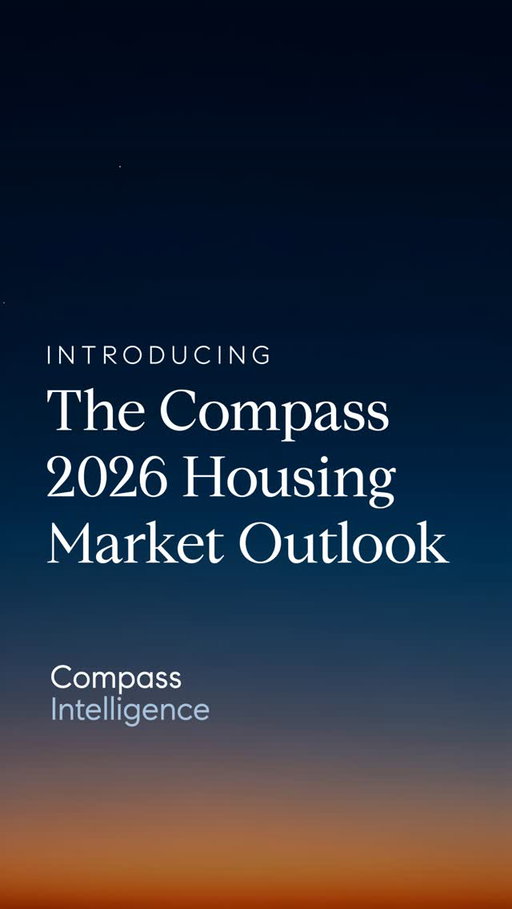 Our first-ever Compass Housing Market Outlook is here, offering a glimpse at what 2026 could hold as we enter a new era for the market. Authored by Compass Chief Economist Mike Simonsen, the report breaks down the key trends that will shape real estate next year and their impacts on inventory, mortgage rates, pricing, and demand. Head to the link in bio to explore the full report and get the data-driven insights you need to make your next move with confidence.