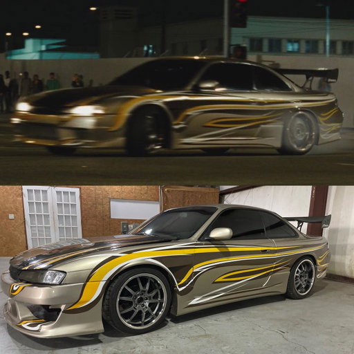 The Fast 4 240sx drift car still ranks as one of my favorites! It’s definitely an underrated car of the franchise! This was my second movie car purchase 7 years ago!  What’s your thoughts on this cars graphics and color? Did it need more screen time? Comment below ⬇️⬇️⬇️

#fastandfurious #drift #240sx #240sxnation #s14 #paulwalker #turbo #sr20det #nissan #nissan240sx #fast #drifting #movie #movies