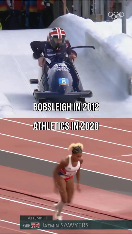 From the ice track to the athletics arena. ❄️➡️🏃‍♀️
Jazmin Sawyers clinched silver at the Winter Youth Olympic Games in 2012, before taking on athletics at both #Rio2016 and #Tokyo2020 with Team GB. A true legend! 🔥🇬🇧

#Olympics