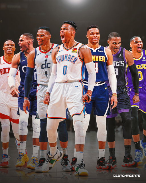 The triple-double might as well be renamed the “Russell Westbrook” stat at this point.

Per Real Sports, Russ is now top 10 in triple-doubles for every single team he’s played for.

1st - Thunder
1st - Wizards
3rd - Rockets
5th - Nuggets
6th - Lakers
9th - Clippers
9th - Kings

There’s efficiency, there’s consistency… and then there’s Russell Westbrook redefining a stat across franchises.