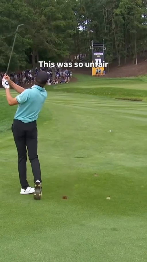 This is why shots under 100 yards are easier for him than the rest of the players 😮‍💨