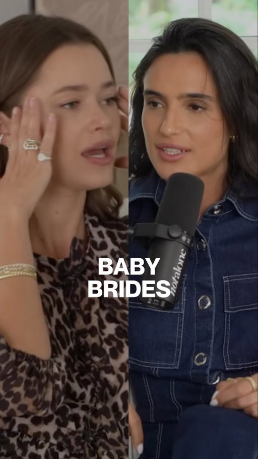 Just two former baby brides comparing notes…this week’s new @notalonepod episode with @isabelagrutman is a good one 😂

My top @amazonfashion