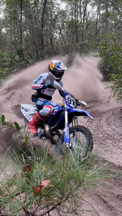 Dirt bikes have brought me to some unreal places, this being one of them 🔥 The YZ250X never disappoints either 😜 If you guys could choose anywhere to ride right now, where would you go? @redbullmotorsports @redbull @motosportinc @rdrco.inc @bbrmotorsports @allballsracing_ #YZ250X #YZ250 #2stroke