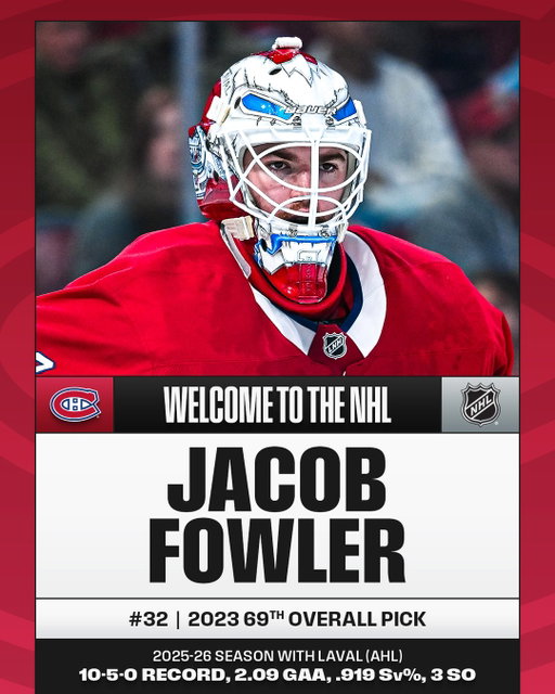 HERE WE GO 🤩 

@jacob_fowler24 will officially make his first career start tonight in Pittsburgh! 

(🎥: @rocketlaval)