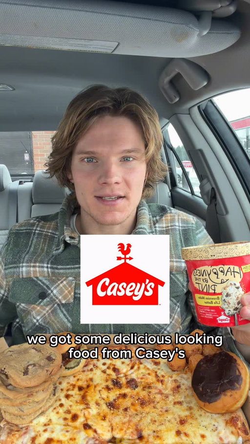 Trying @caseys Delicious Menu Items! #caseys #caseyspartner #reels #food #mukbang #eating