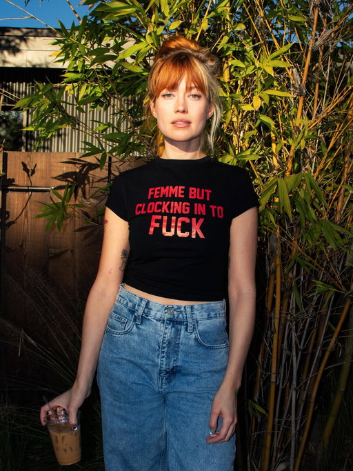 Obsessed with these shirts. Iykyk 💅
Partnering with @peaceandpowershop buy your aunt one for the holidays, you know you want to. 30% of every sale will go to @translawcenter let’s fight fascism with fashion. #lgbtq #trans #fashion