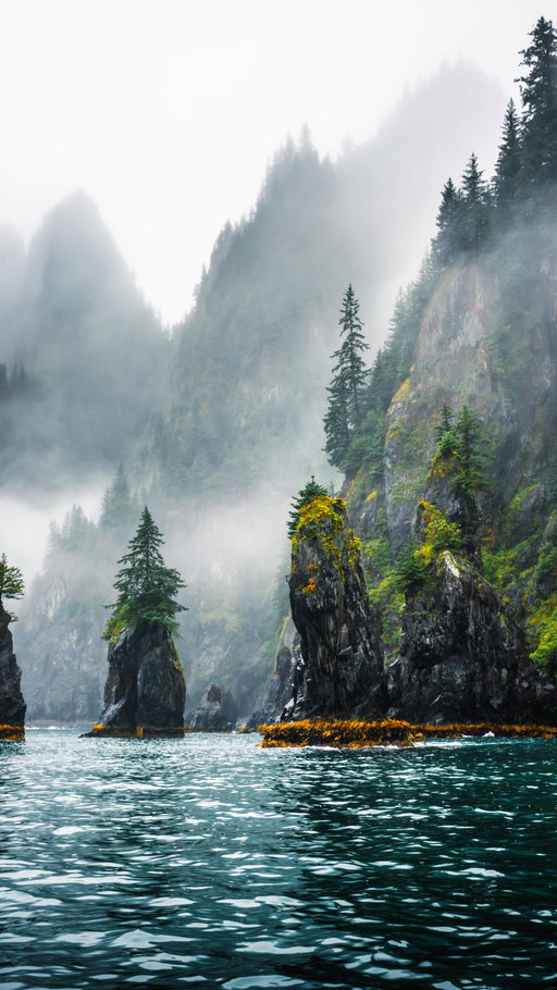 📍 Spire cove, Alaska 

One of my favorite places in Kenai Fjords National Park. This remote cove is only accessible by boat and has massive rock spires throughout. One of the most otherworldly places I’ve seen in the US. 

#alaska #travel #adventure #shotoniphone